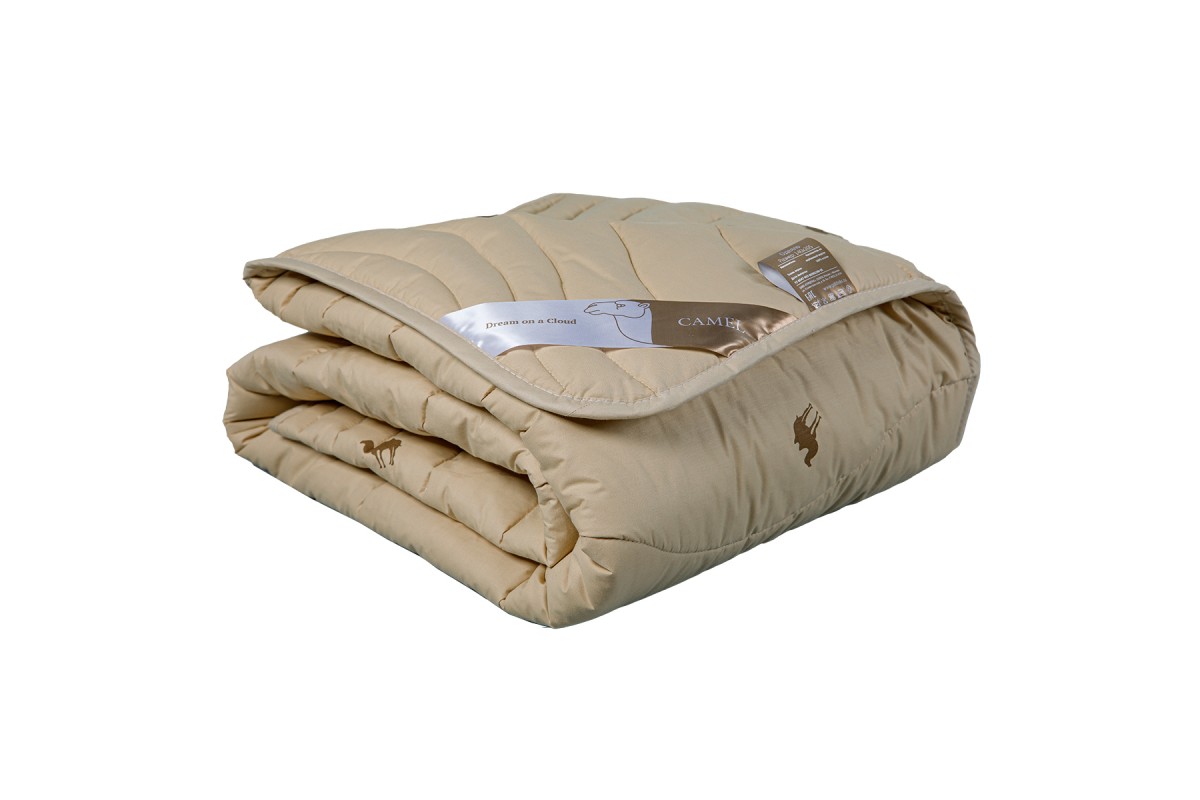 Одеяло 2 сп. из верблюжьей шерсти GOLDEN CAMEL