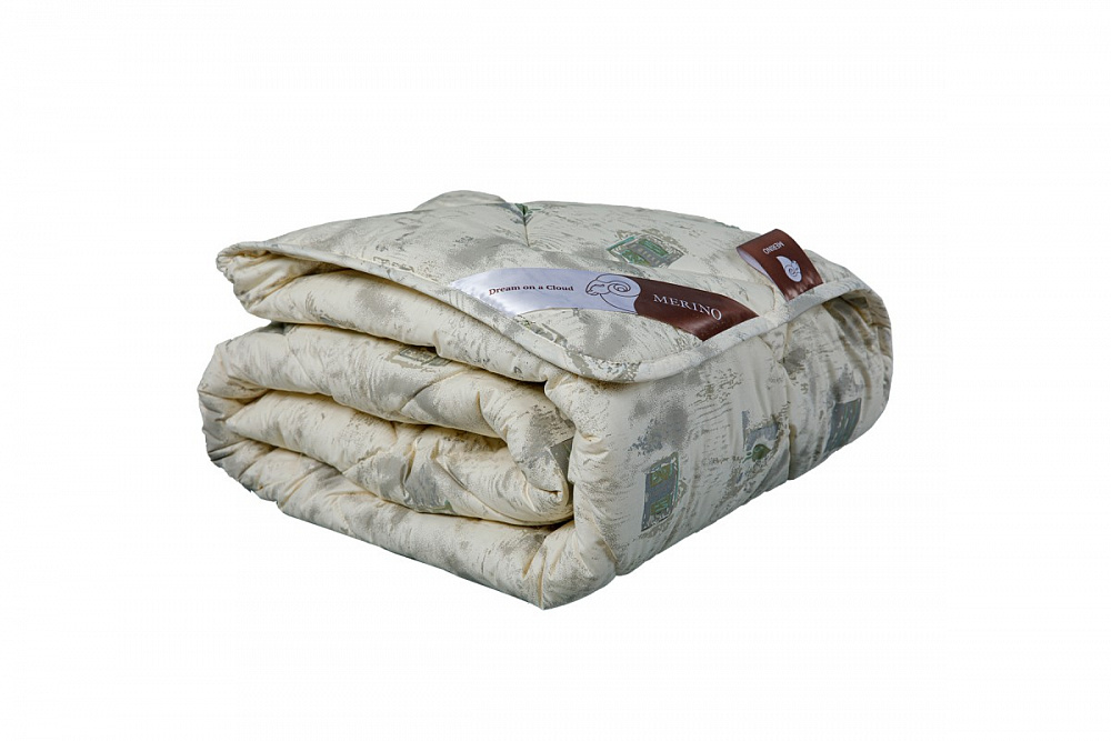 Одеяло 1,5 сп. из овечьей шерсти MERINO